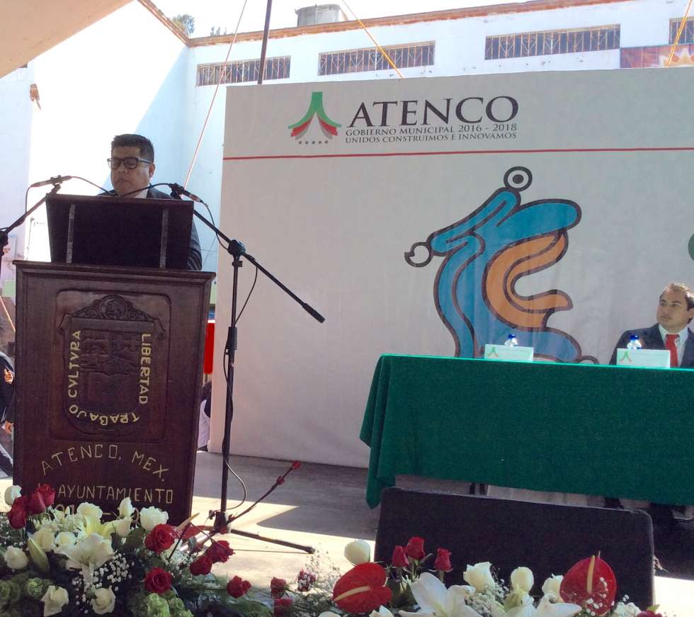 El trabajo entre pueblo y gobierno significado de progreso en Atenco 