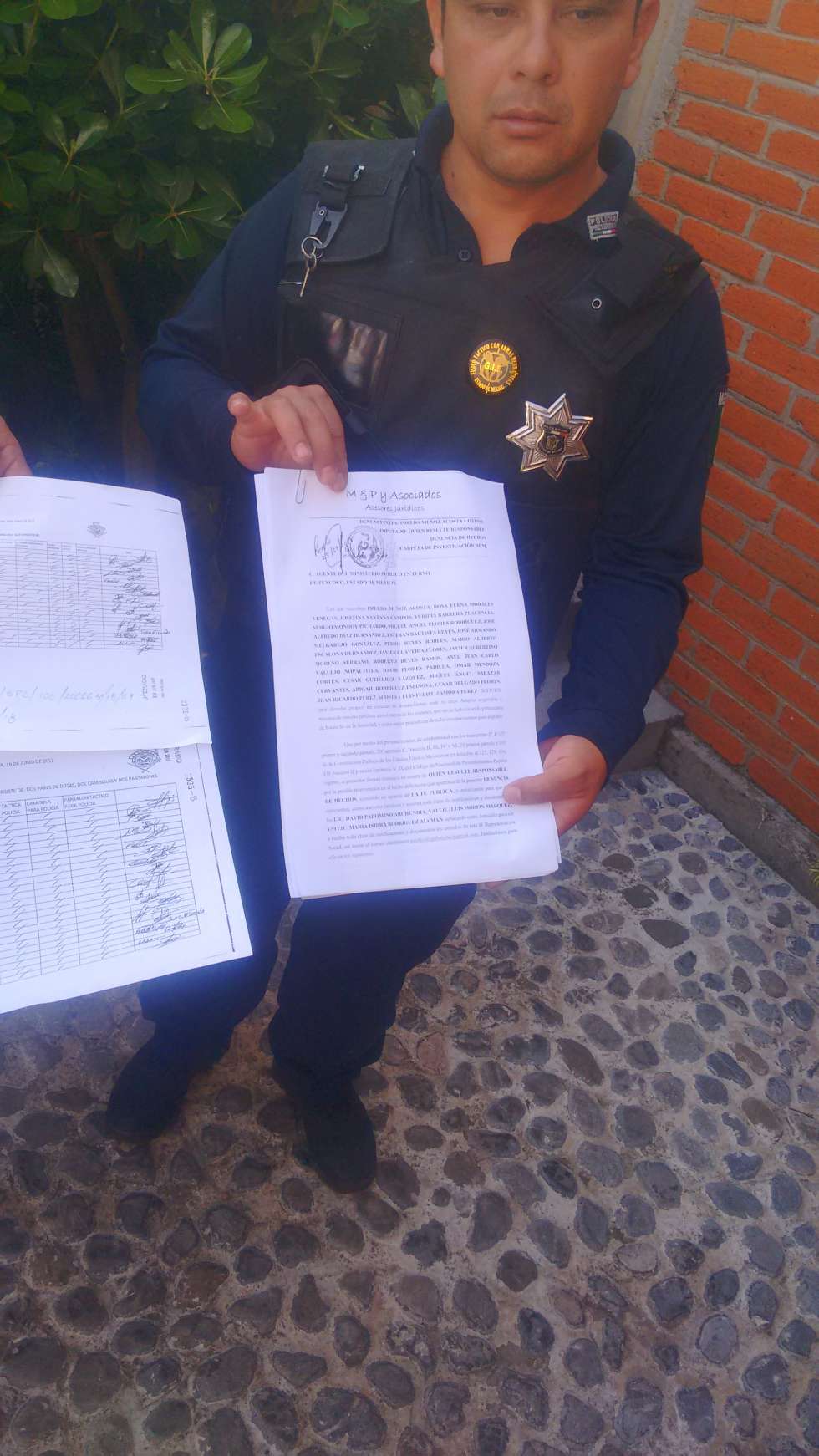 Falsificaron firmas de los policías para comprobar que se entregó equipo dé seguridad  del programa FORTASEG, sin embargo no hay equipo alguno.