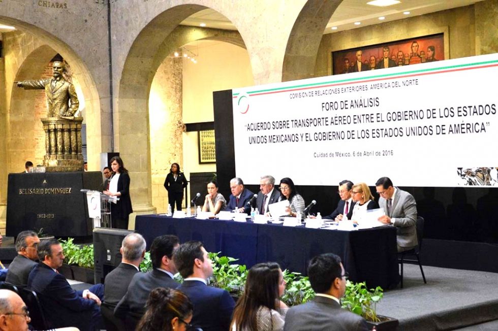 La SCT participó en Foro del Senado para analizar el Acuerdo Bilateral Aéreo México-EU