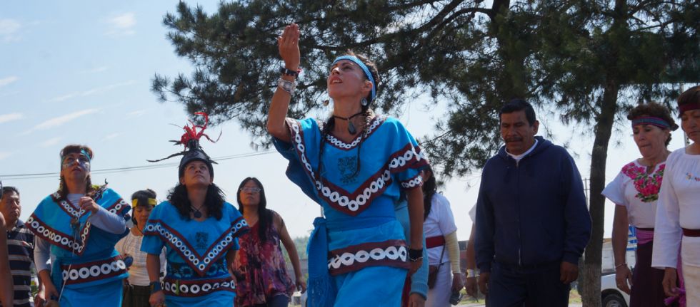 Nuestra cultura más unida, acercamiento de comunidades indígenas en Texcoco.