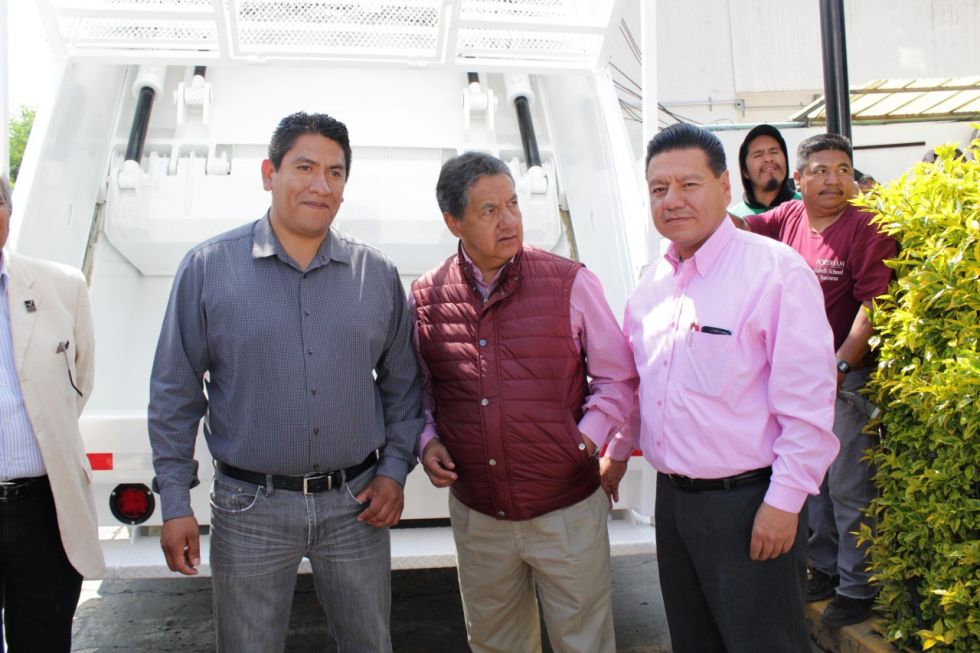 En Texcoco operan 4 camiones nuevos de basura; están adaptados para separar deshechos