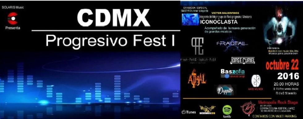 Progresivo Fest 1 CDMX 22 de Octubre