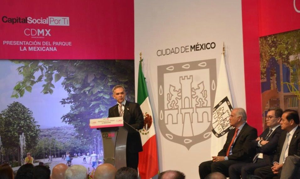 Presenta Jefe de Gobierno Proyecto del Parque ’La Mexicana’; será sustentable y gratuito