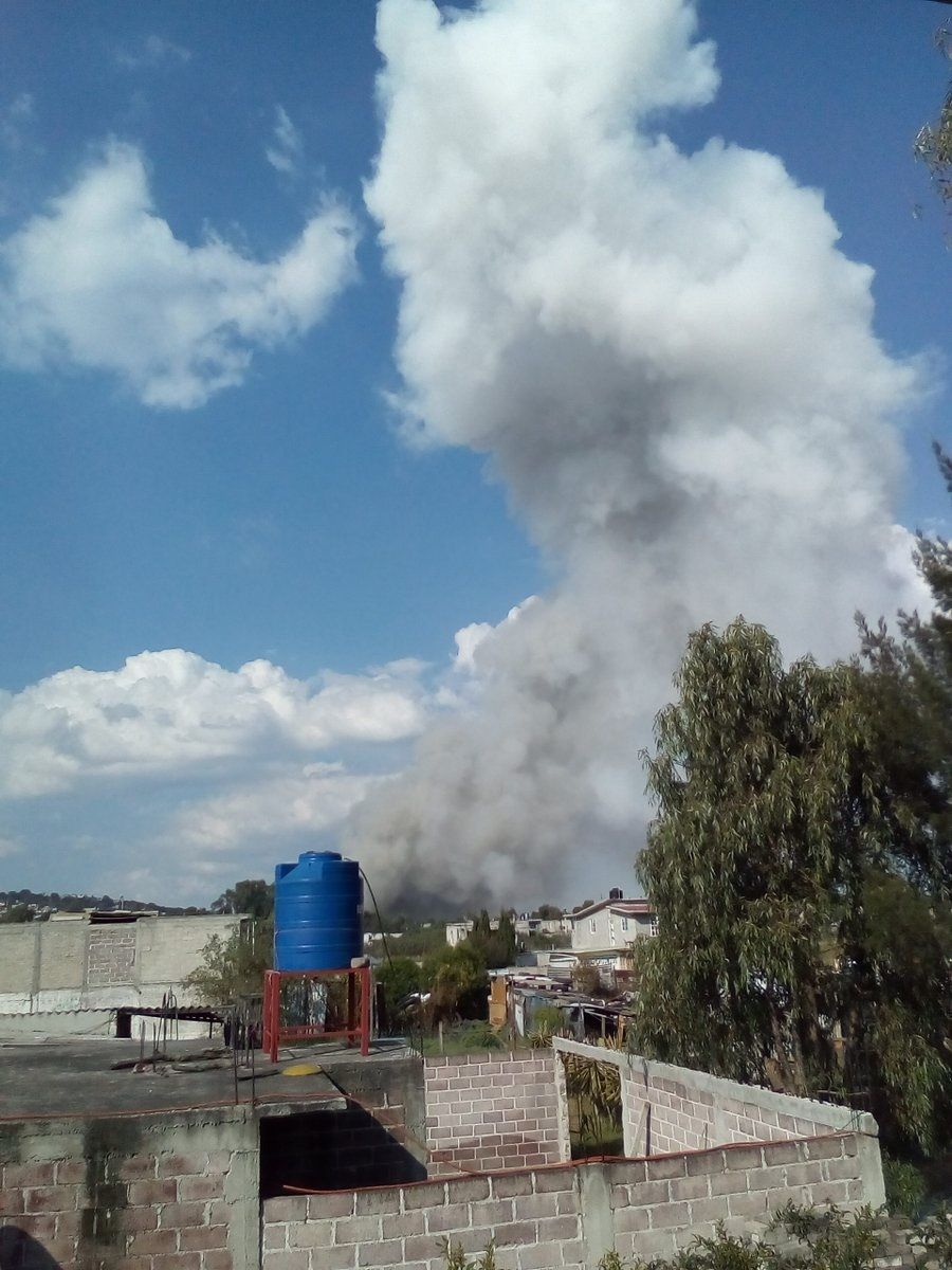 Tres lesionados por quemaduras deja explosión en Tultepec, Estado de México