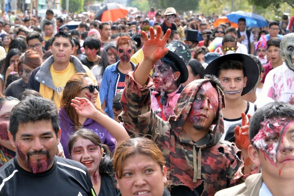 La Marcha de los Zombies llegan el domingo a Neza