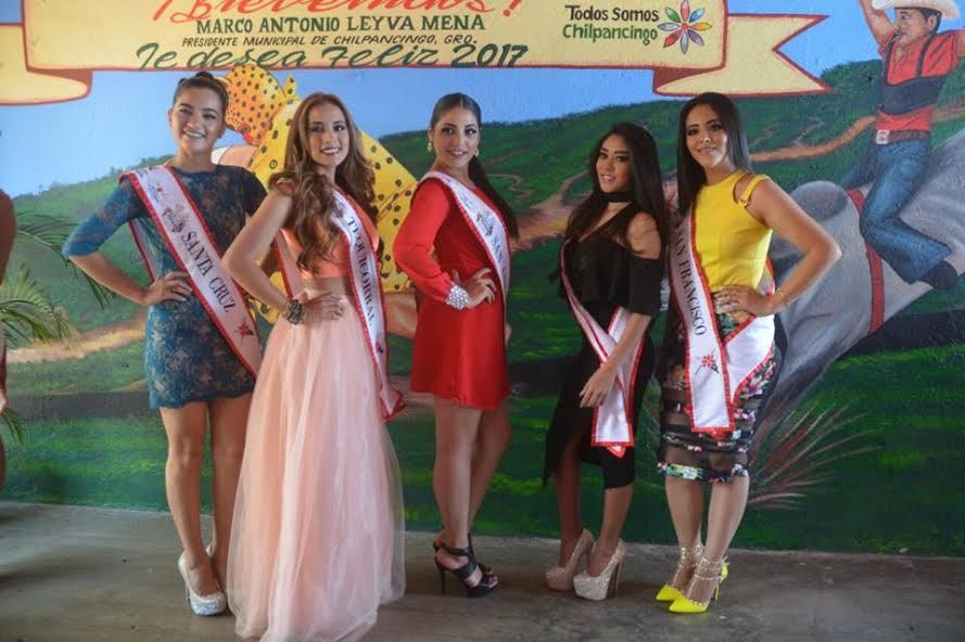 Listas las cinco finalistas Miss "Flor de Nochebuena" 2016 