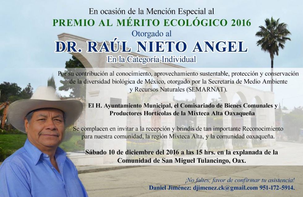 El doctor Raúl Nieto recibe reconocimiento por reciente logro profesional