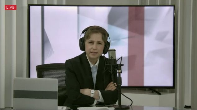 Regresa triunfante Carmen Aristegui en emisión en vivo