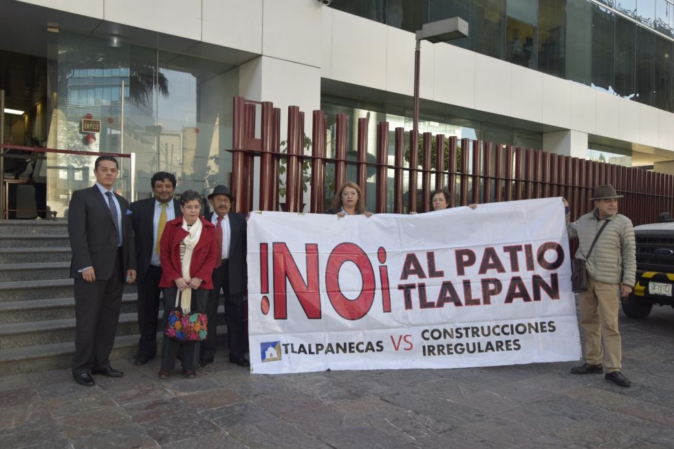Vecinos consiguen audiencia y suspensión temporal de obra en Patio Tlalpan