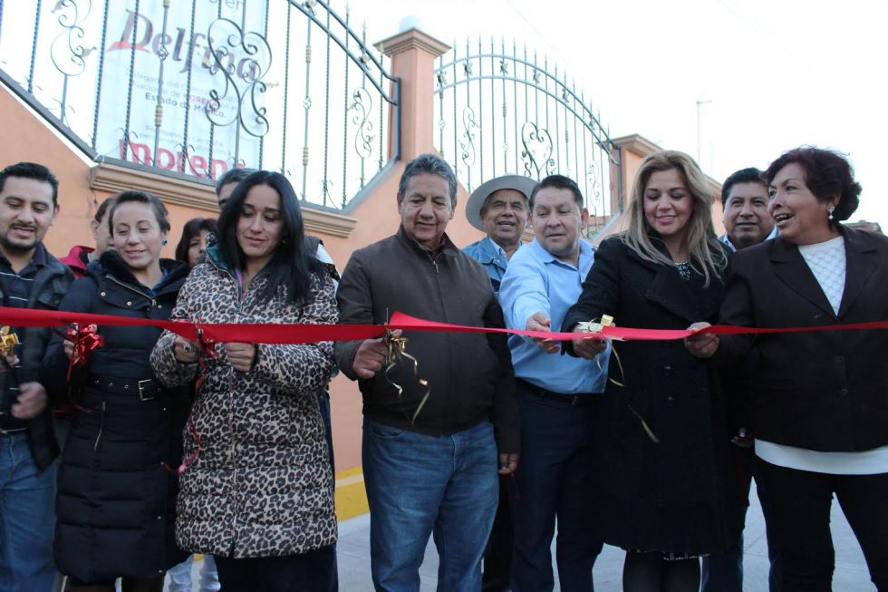 Gobierno de Texcoco entrega obras por seis mdp en Huexotla