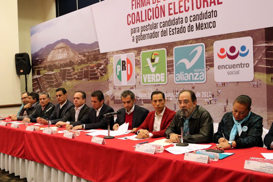 Firmó Nueva Alianza Convenio de Coalición para contender en el estado de México