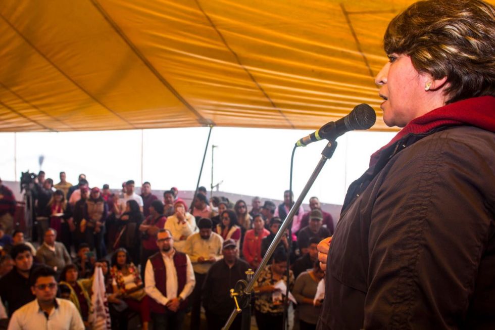 Delfina Gómez, ex presidenta de Texcoco, pide frenar gasolinazos y reducir salarios a funcionarios 
