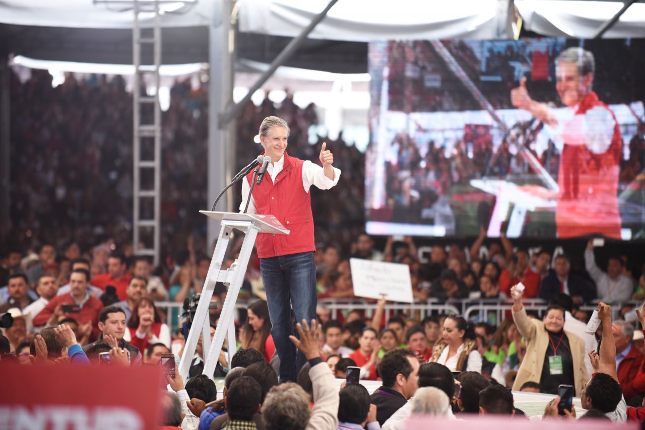 Alfredo del Mazo envía mensaje a candidata de Morena, " en el Estado de México ni oportunistas ni populistas" 