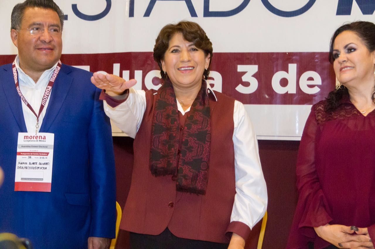Delfina Gómez, ex presidenta de Texcoco, es candidata de Morena en Edomex