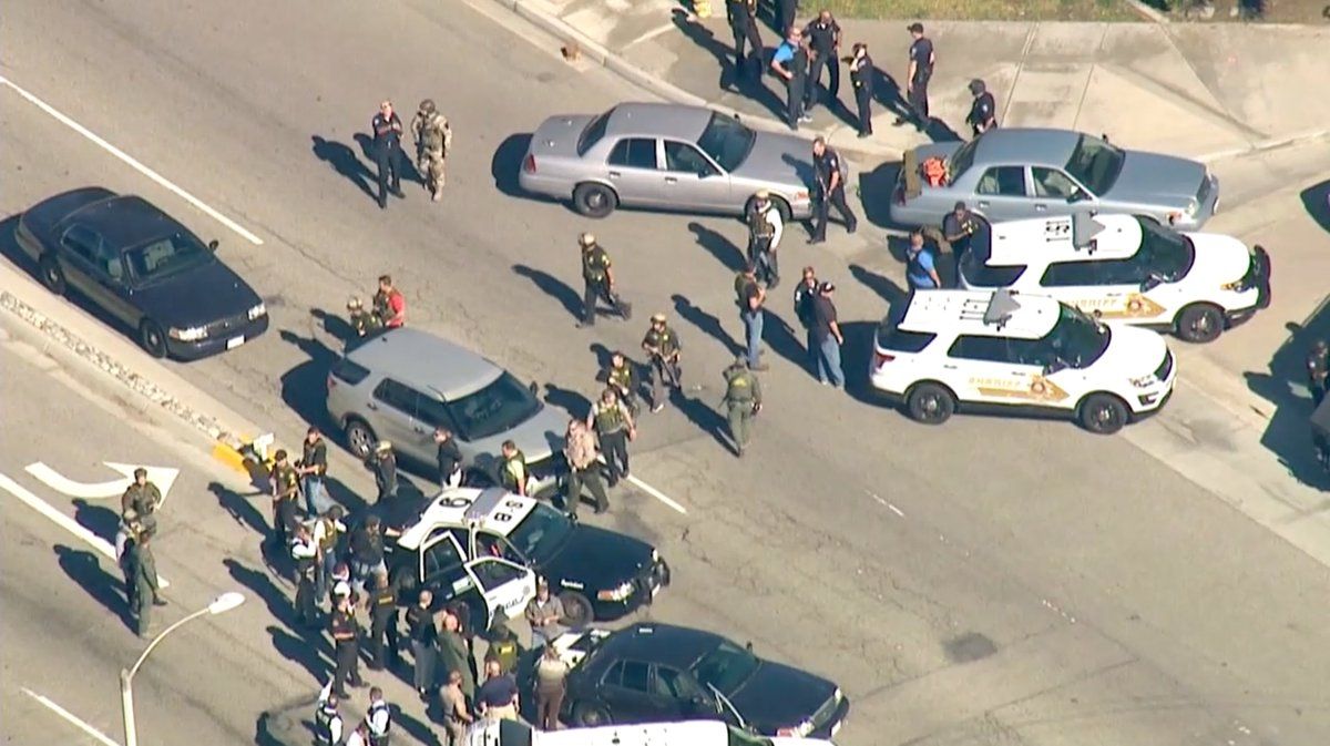 Reportan tiroteo en escuela de San Bernardino, California