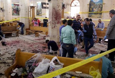 Atentado a dos iglesias coptas en Egipto deja 36 muertos
