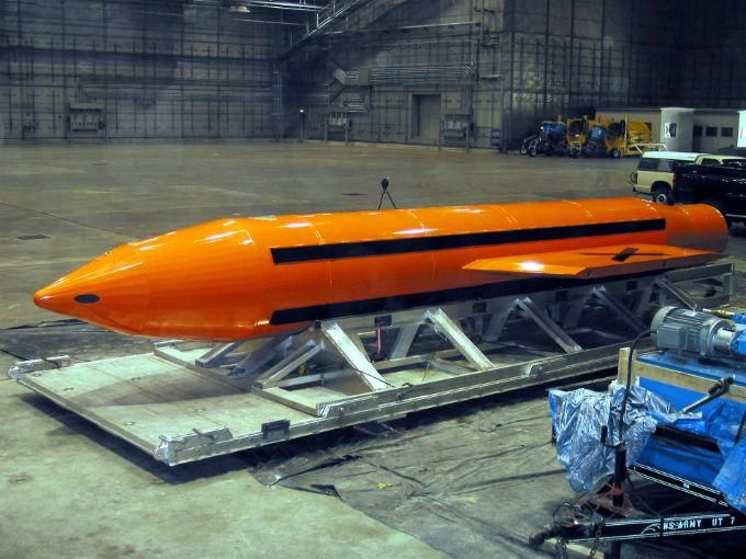 Estados Unidos lanzó su bomba no nuclear más poderosa sobre un objetivo de ISIS