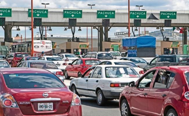 Autopista México–Pachuca con el mayor aforo vehicular en Sábado de Gloria