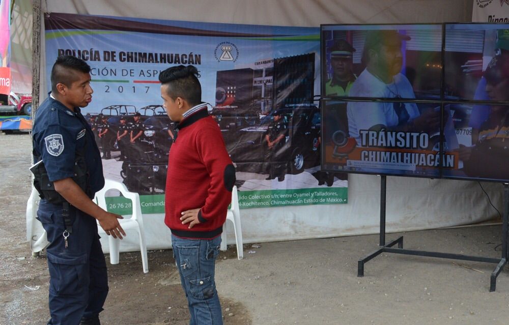 Policía de Chimalhuacán solicita jóvenes con vocación de servicio