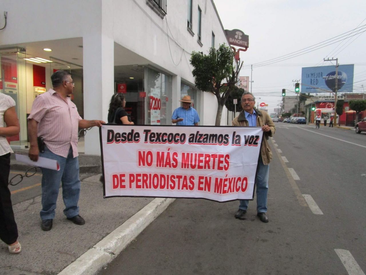 Periodistas alzan la voz en el corazón de Texcoco
