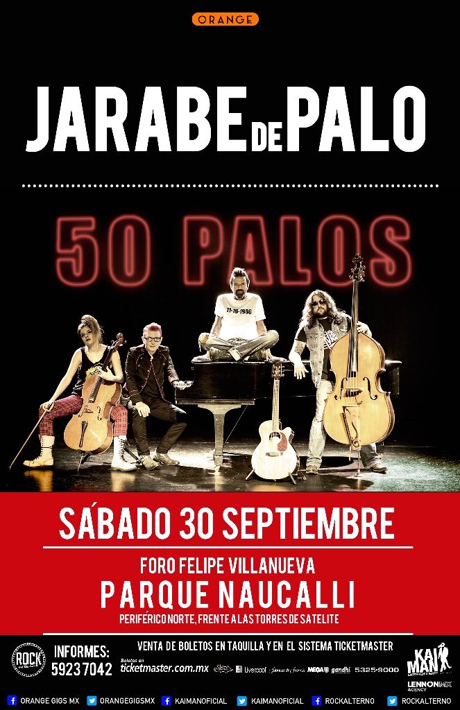 Jarabe de Palo en México, ’Tour 50 Palos’