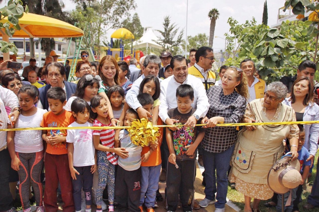 
Inaugura alcalde  de Nezahualcóyotl  nuevo parque recreativo  