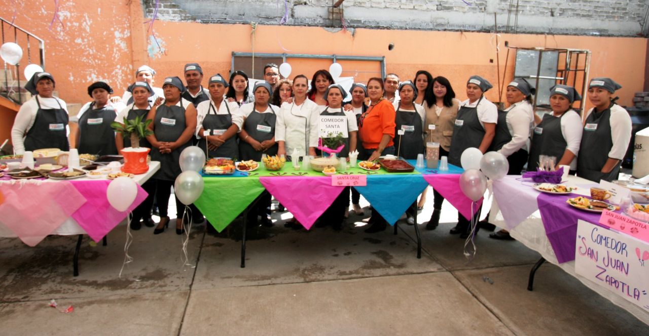 Capacitan a personal de Comedores Comunitarios en Chimalhuacán 
