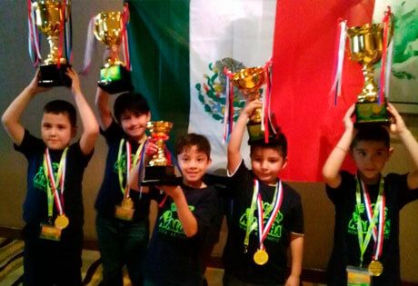 Ganan 5 niños mexicanos campeonato de aritmética