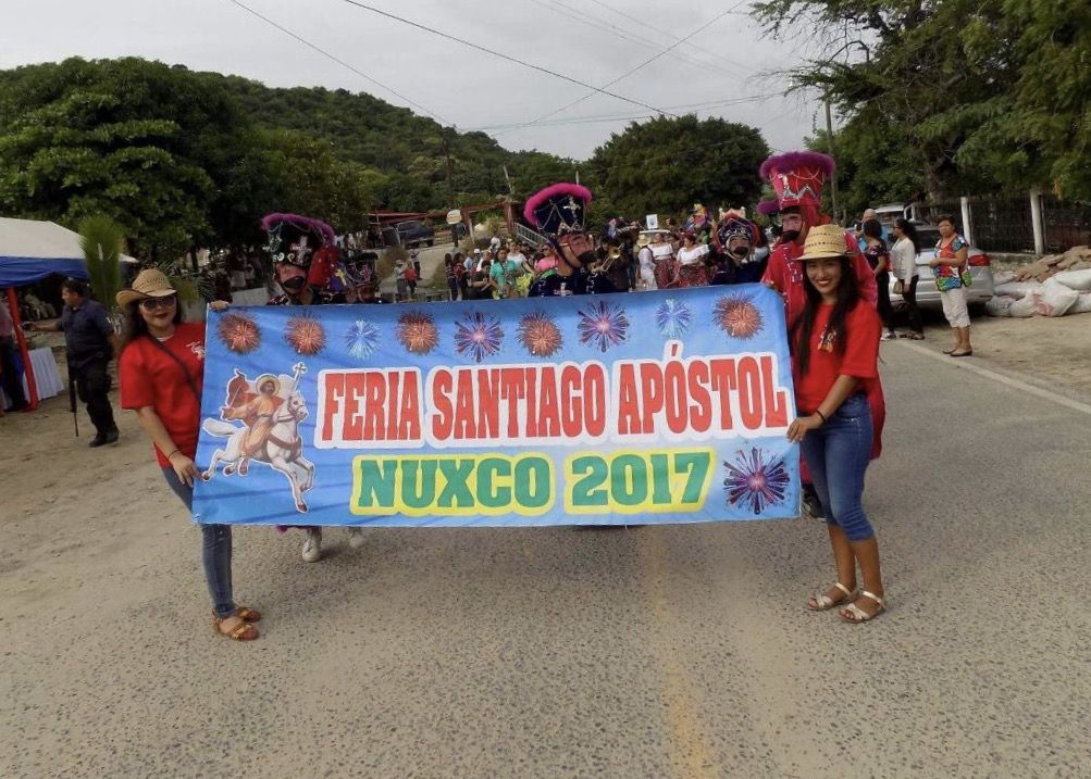 Fiesta y tradición viven en Nuxco al celebrar a Santiago Apóstol