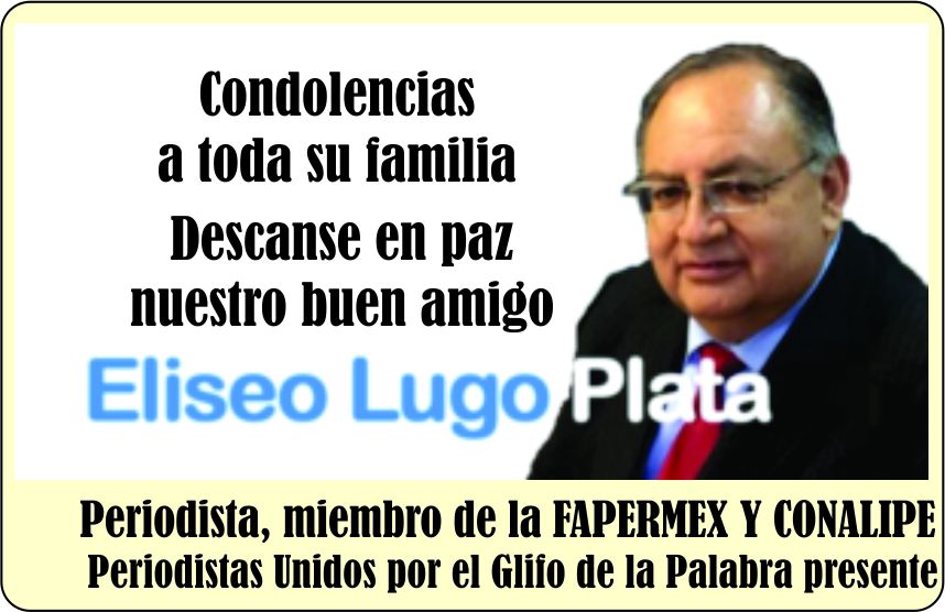 Fallece Eliseo Lugo Plata
