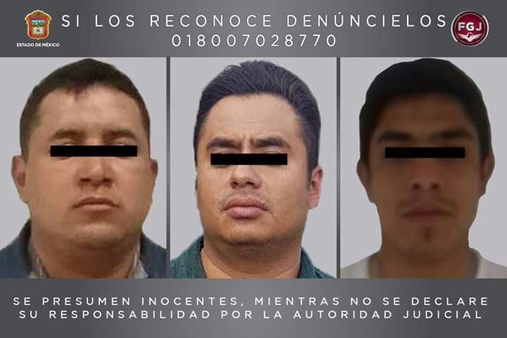 Caen tres sujetos por robo de vehículo y narcomenudeo en Texcoco y Atenco