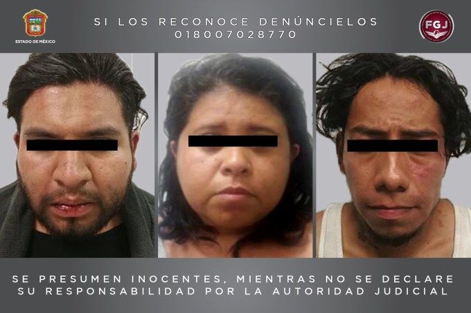 Liberan a menor secuestrada y detienen a tres presuntos responsables en Edomex