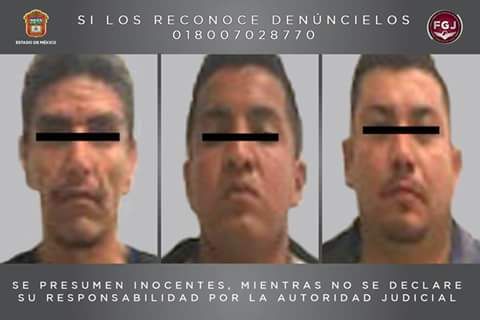 Procesan a tres presuntos asaltantes en Ecatepec 