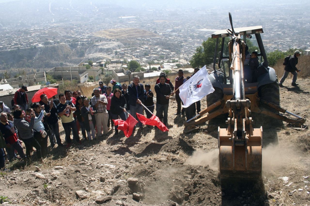 
ODAPAS Chimalhuacán inicia trabajos de construcción del tanque elevado López Mateos