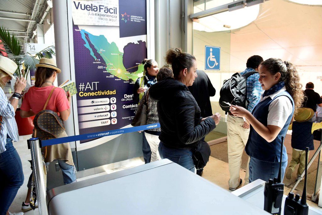 Crece aeropuerto internacional de Toluca 5.2% en pasajeros
