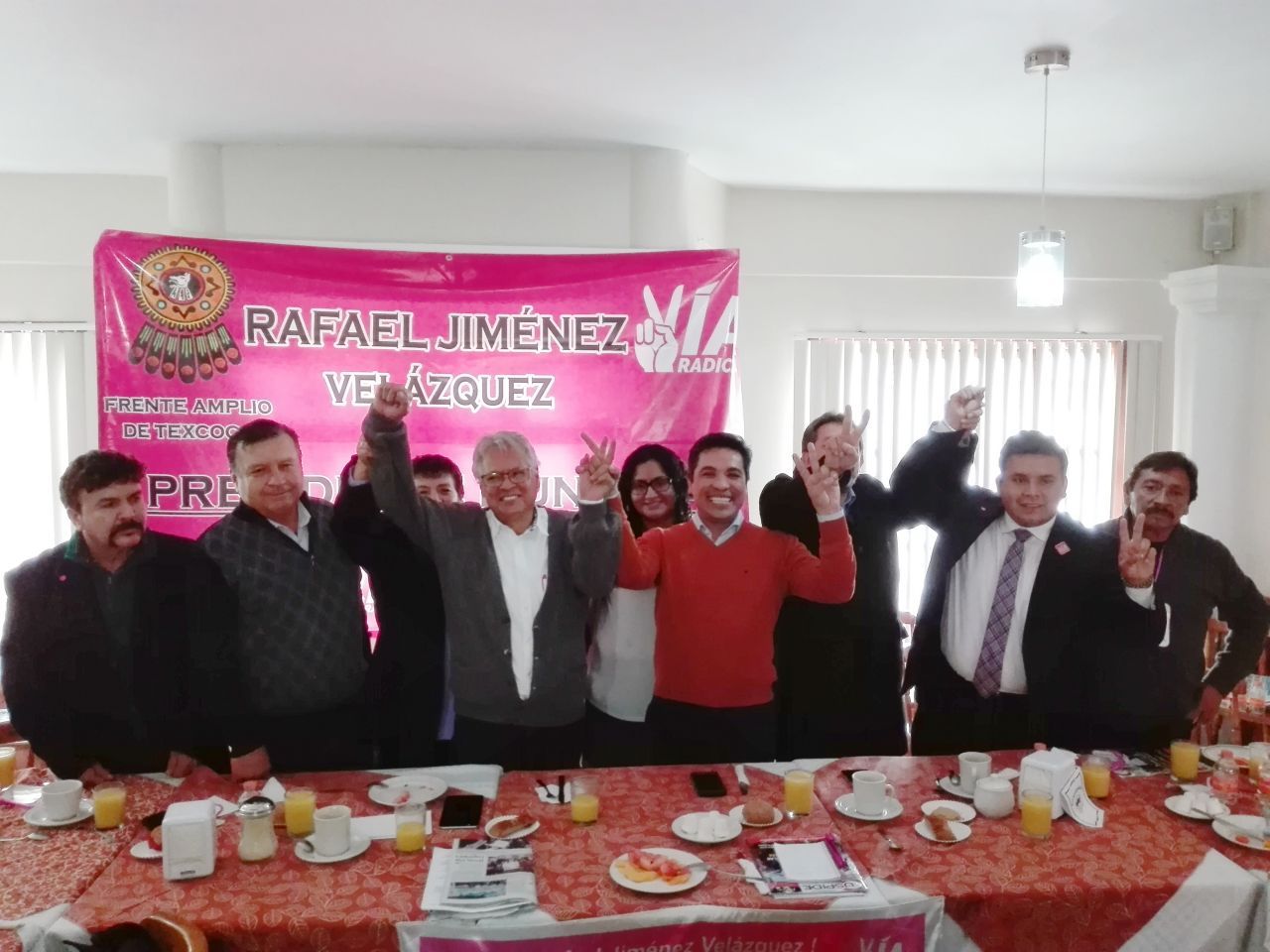 Presenta Vía Radical precandidato para alcaldía de Texcoco; Rafael Jiménez va contra "cacicazgo