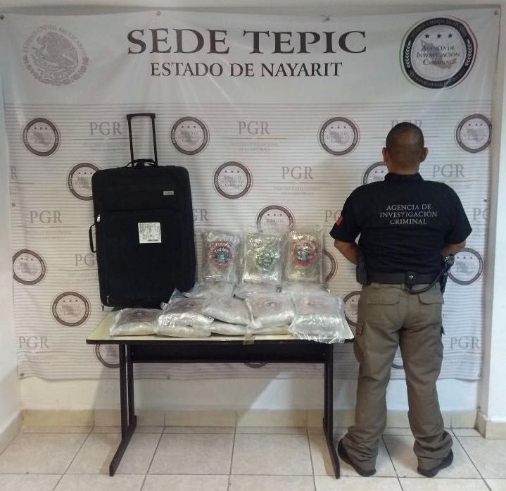 Aseguran la PGR Marihuana en Paquetería de Tepic


