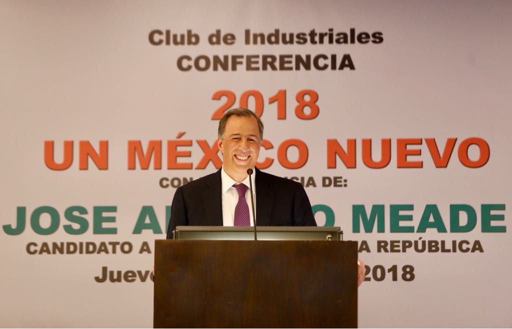 José Antonio Meade se reunió con empresarios en el Club de Industriales
 