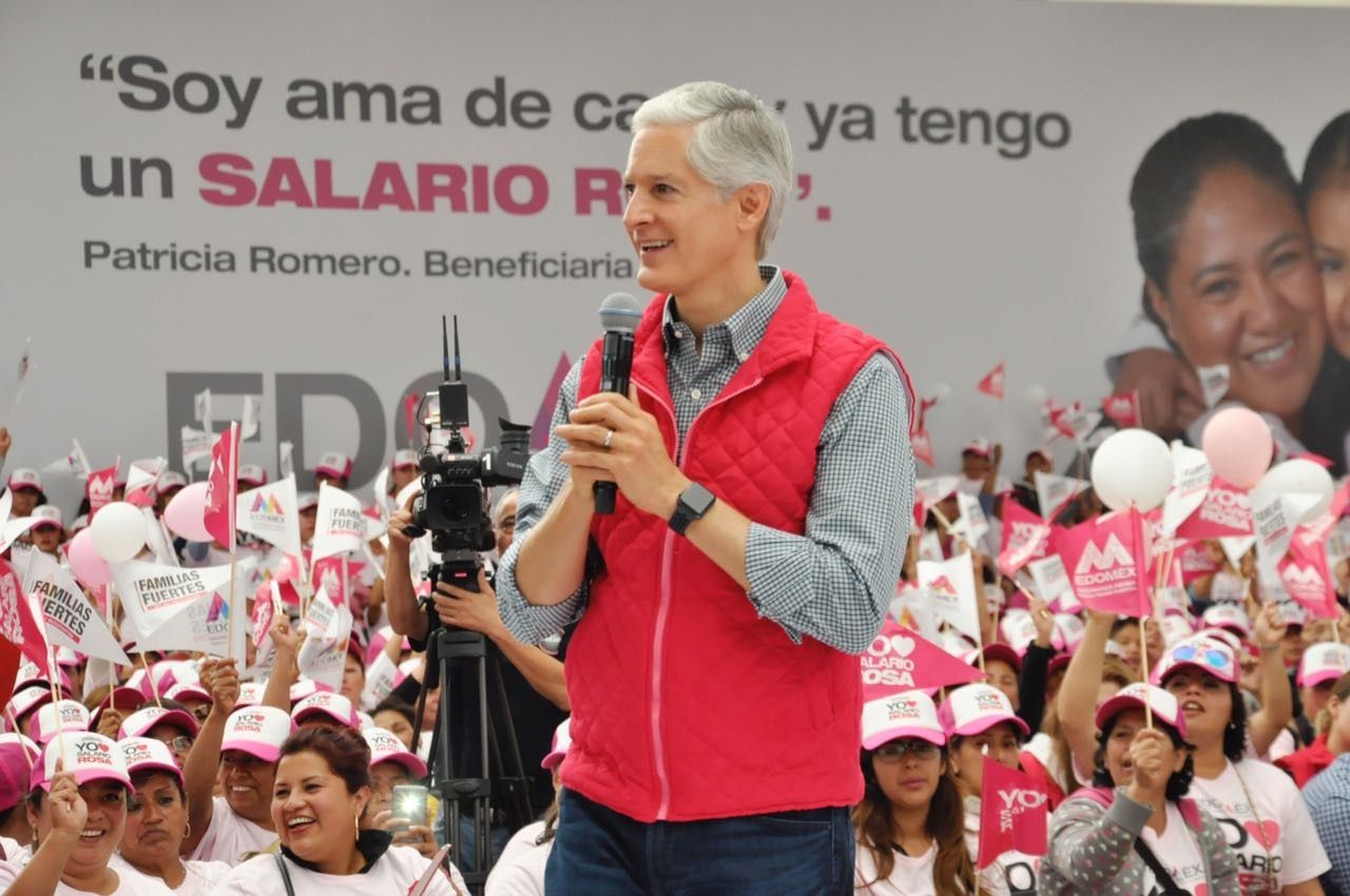 
Con el Salario Rosa se apoya desarrollo de las mujeres  y de sus familias : Alfredo Del Mazo