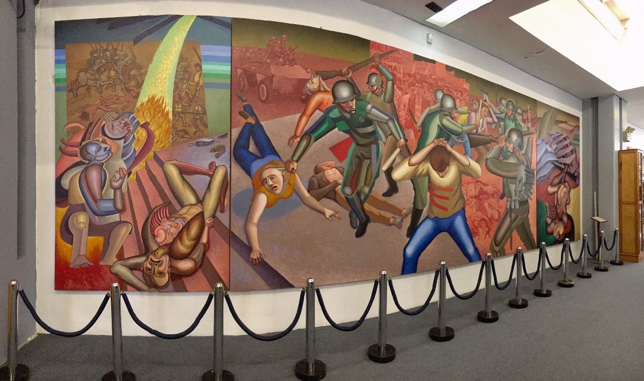Presentan en martes literario la conferencia ’El Mural: Tlatelolco, lugar del sacrificio de Arnold Belkin’