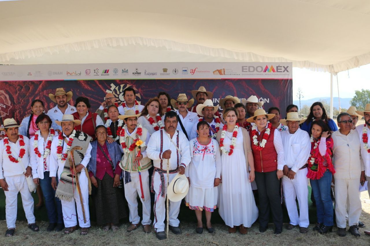 Inauguran festival del Quinto sol en Acambay