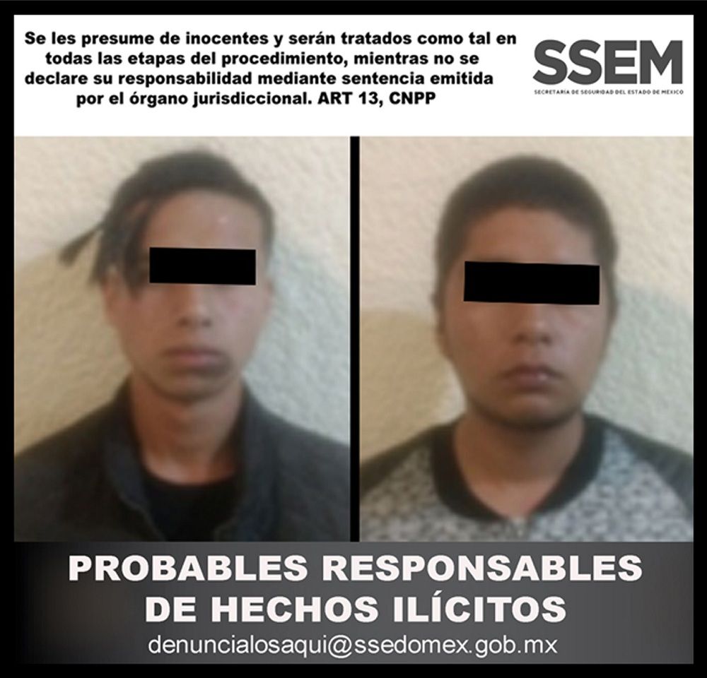 

Detienen a dos presuntos narcomenudistas en Amecameca