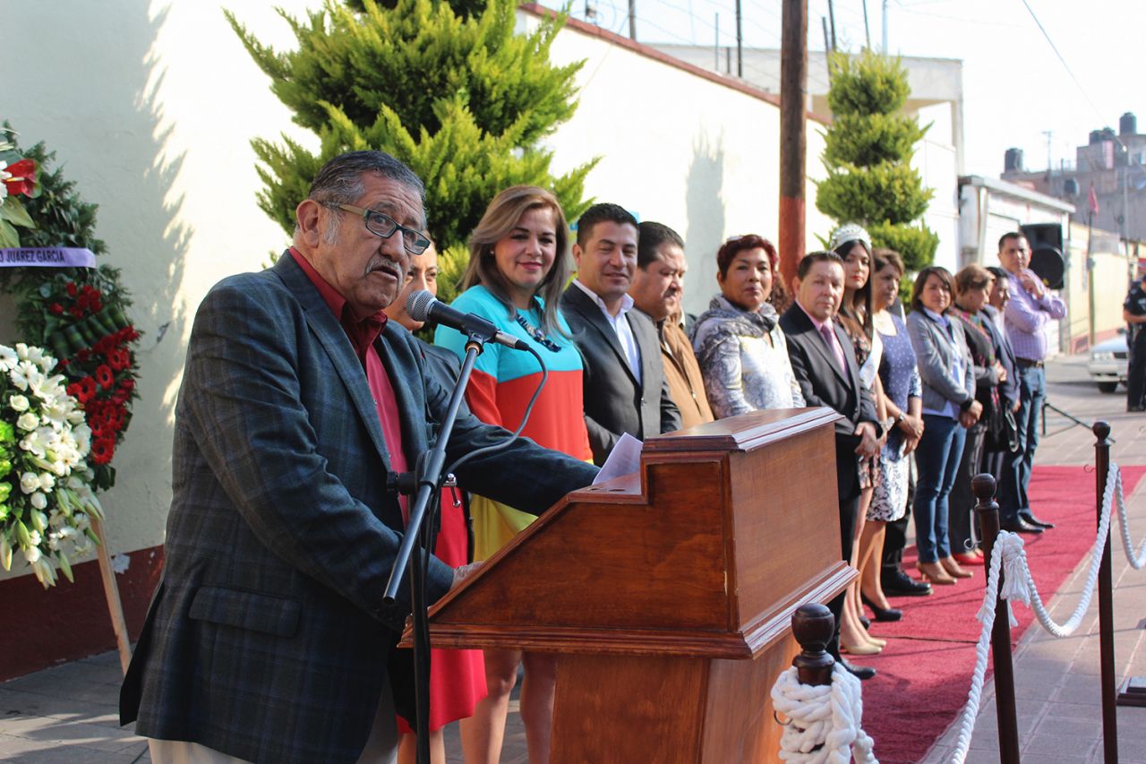 Alto a la persecución política en Texcoco, advierte alcalde durante conmemoración del natalicio de Benito Juárez 