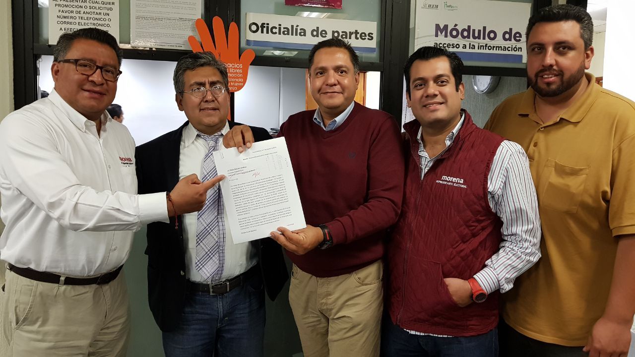 Morena, PT y Encuentro Social ratifican ante el IEEM su convenio de coalición en el Edomex