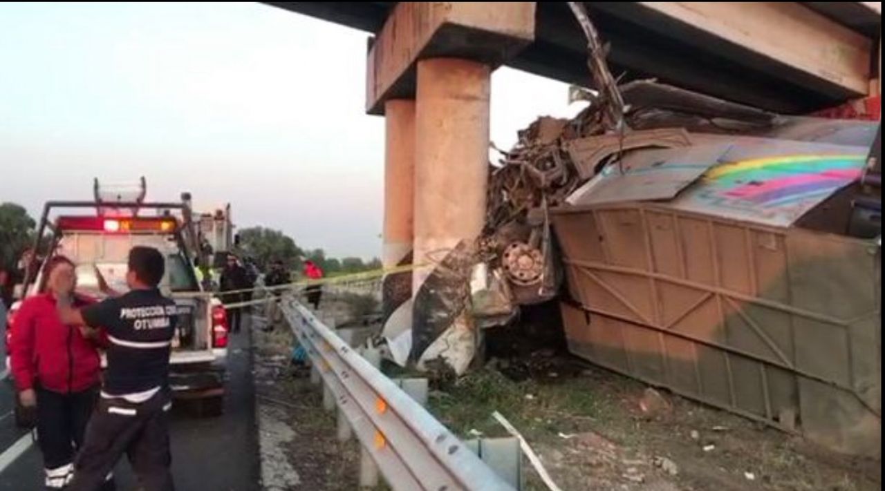 Fatal accidente en la México Tuxpan 
