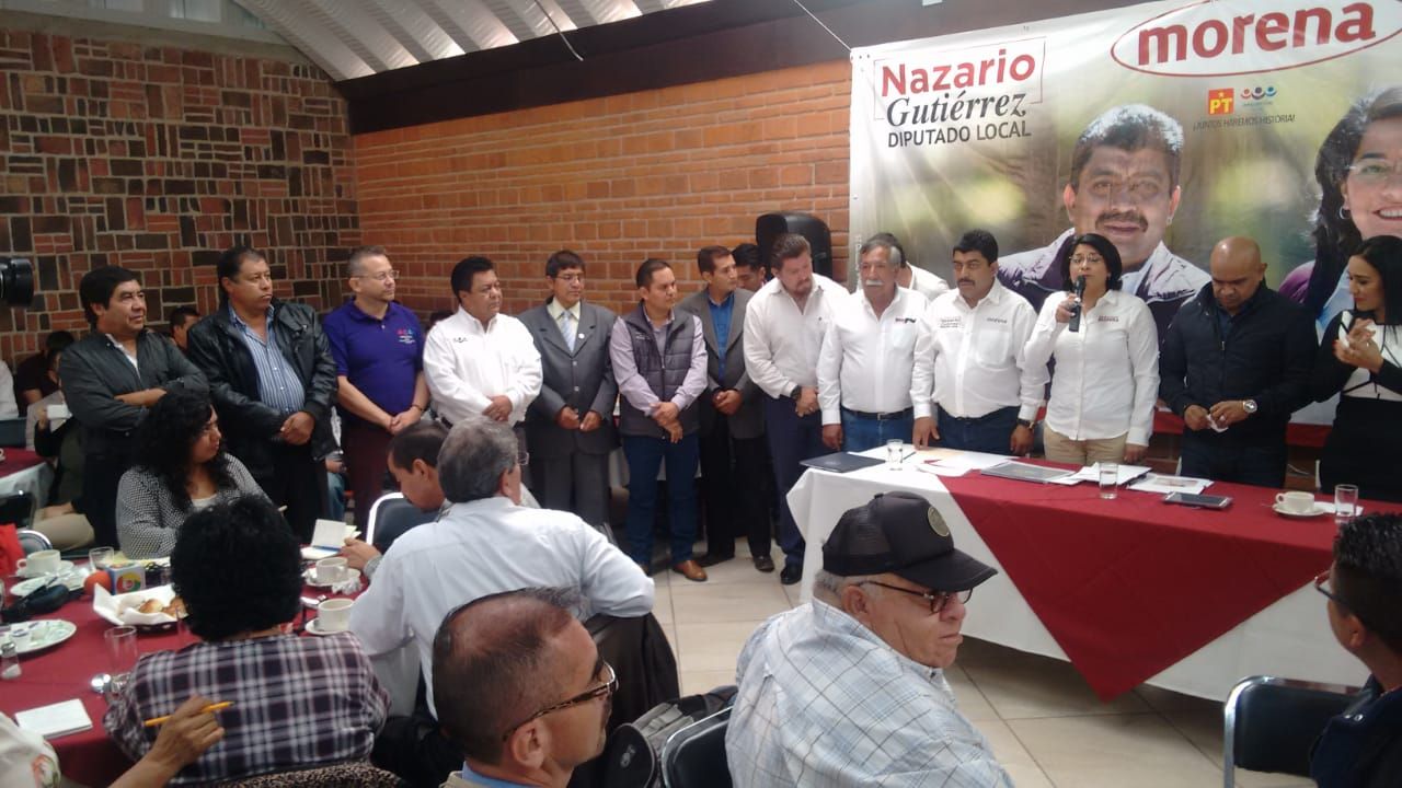 "Nos vamos a llevar carro completo", Sandra Luz Falcón candidata de MORENA por Texcoco.