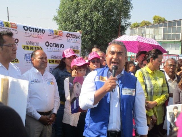 Urgente cambiar la estrategia de seguridad en Ecatepec, exhorta Octavio Martínez, candidato a la presidencia municipal 