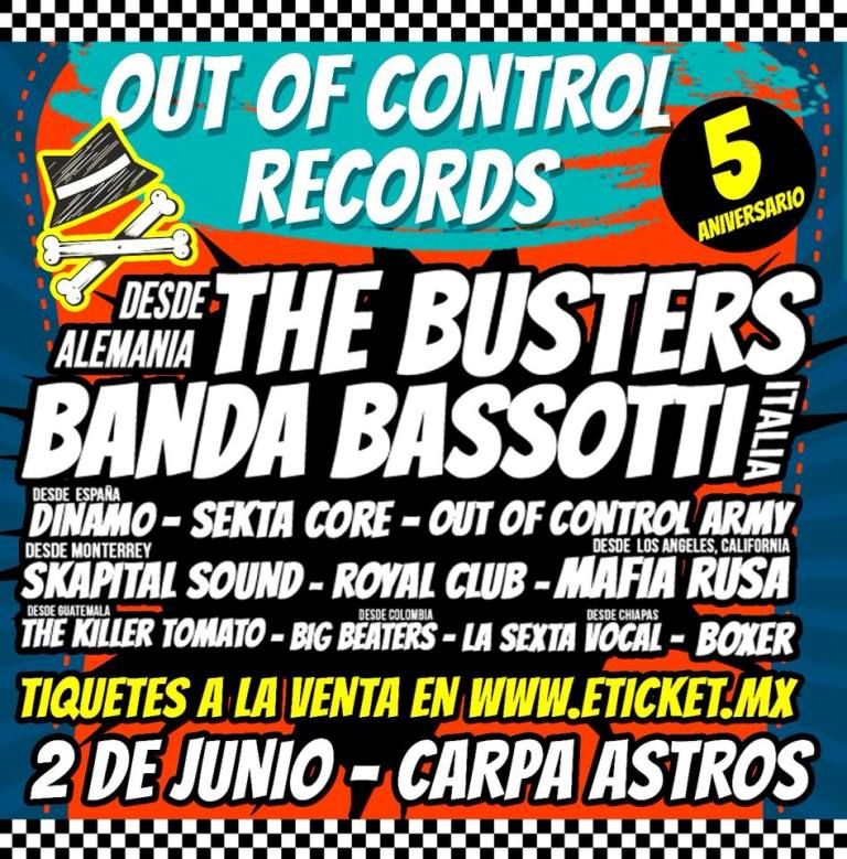 ’Out of Control Records’ Quinto Aniversario