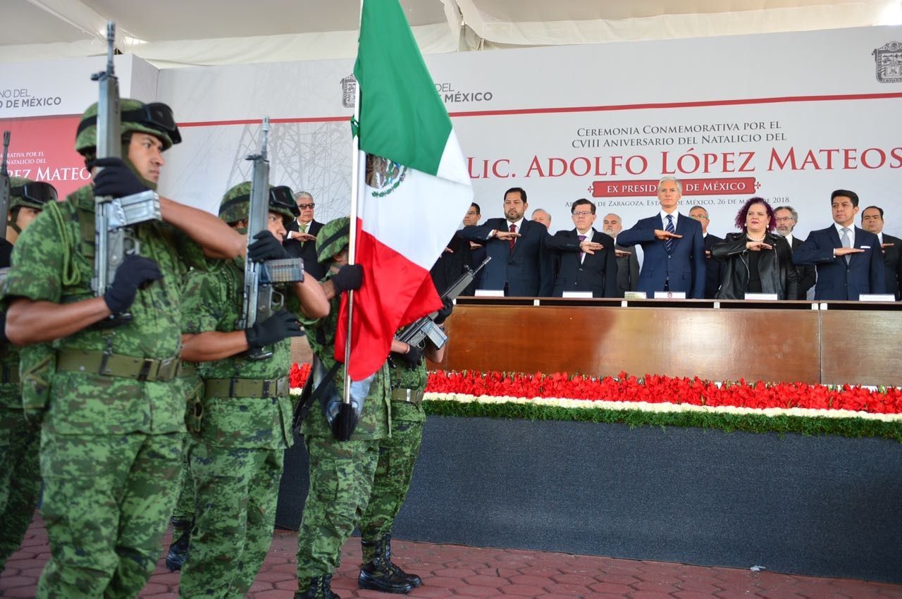  Encabeza Gobernador mexiquense ceremonia conmemorativa del natalicio de Adolfo  López Mateos