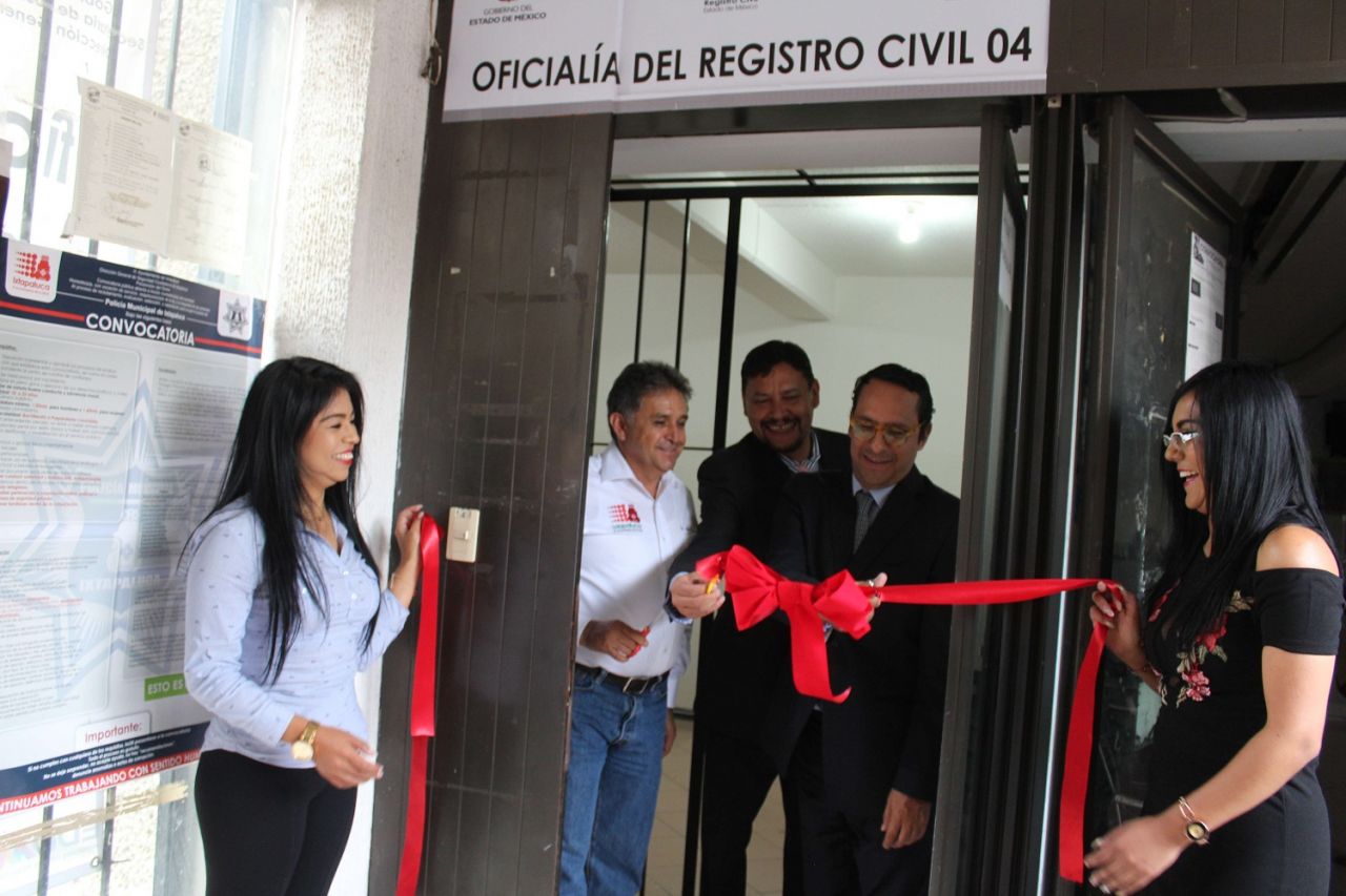 Una oficialía más del Registro Civil en Ixtapaluca